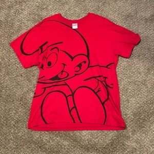 Supreme red Smurf shirt